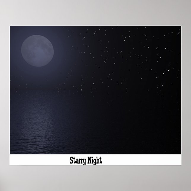 Starry Night Poster (Framsidan)