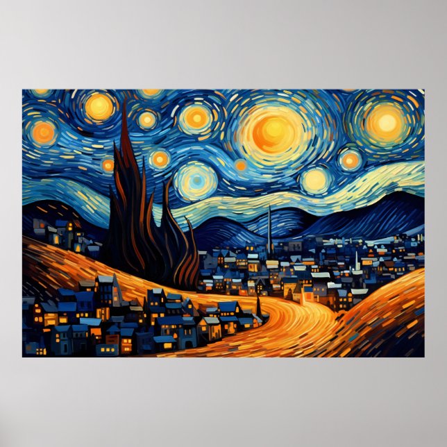 Starry Night Poster (Framsidan)