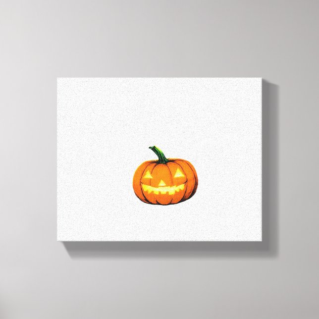 Starry Night Pumpkin Halloween Van Gogh Thanksgivi Canvastryck (Framsida)