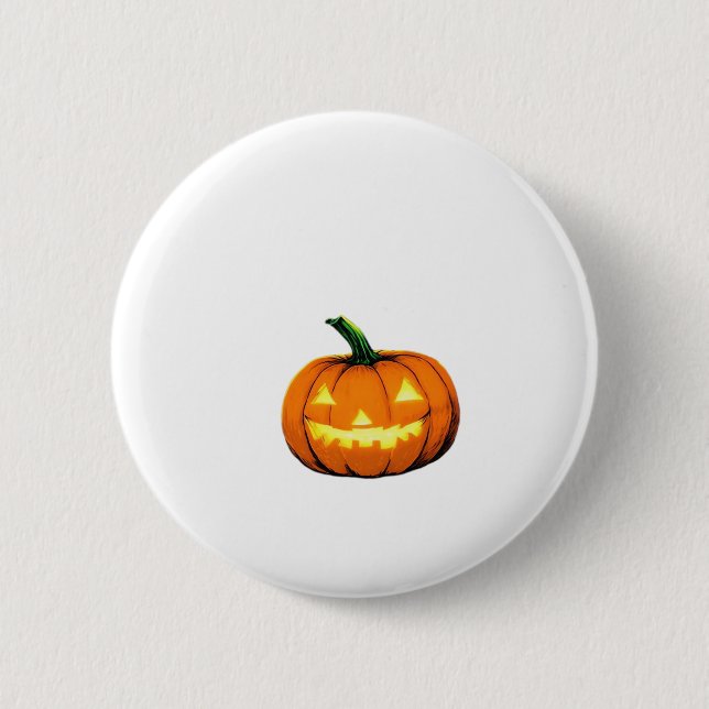 Starry Night Pumpkin Halloween Van Gogh Thanksgivi Knapp (Framsida)