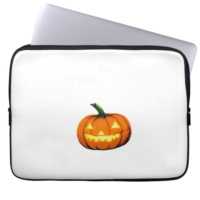 Starry Night Pumpkin Halloween Van Gogh Thanksgivi Laptop Fodral (Framsidan)