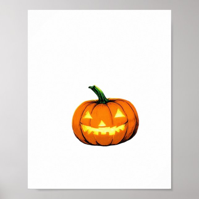 Starry Night Pumpkin Halloween Van Gogh Thanksgivi Poster (Framsidan)