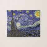 Starry Night Puzzle Pussel<br><div class="desc">Puzzle,  men den nederländske målaren Vincent van Gogh</div>