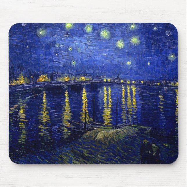 Starry Night Rhone av Van Gogh Musmatta (Framsidan)