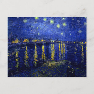 Starry Night Rhone Van Gogh Fine Art Vykort
