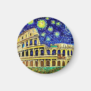 Starry Night Rom Italien Magnet
