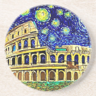 Starry Night Rom Italien Underlägg
