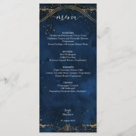Starry Night Romantik Bröllop Meny