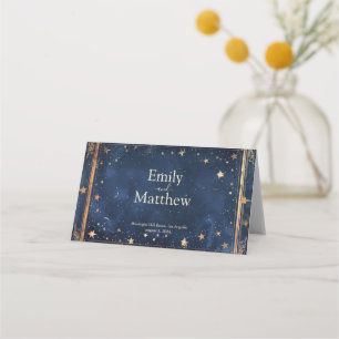 Starry Night Romantik Bröllop Placeringskort