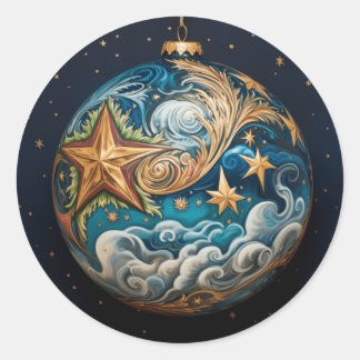 Starry Night Runt Klistermärke