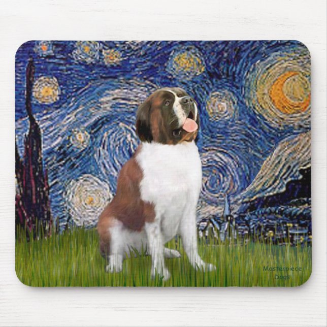 Starry Night- Saint Bernard Musmatta (Framsidan)