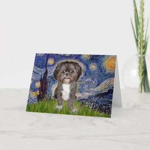 Starry Night - Shih Tzu (M) Kort