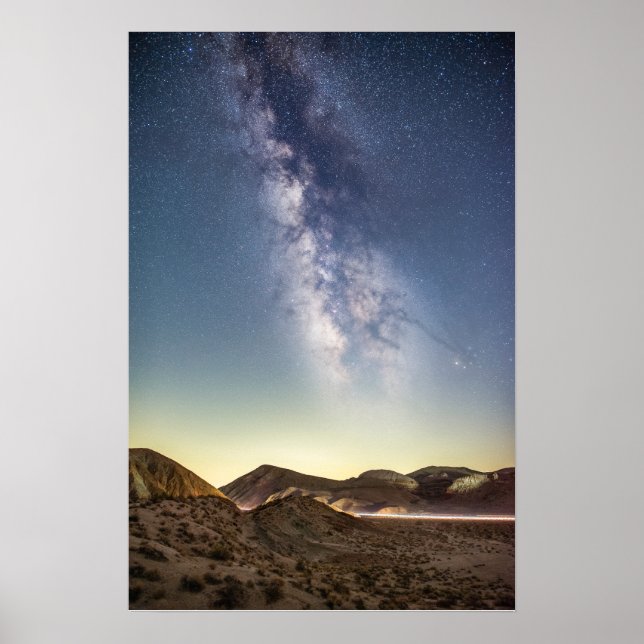 Starry Night Sky Milky Way Poster (Framsidan)