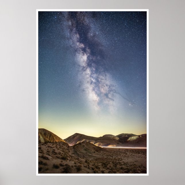 Starry Night Sky Milky Way Poster (Framsidan)