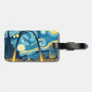 Starry Night St. Louis Missouri Bagagebricka