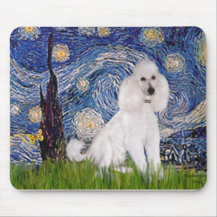 Starry Night - Standard White Pudel (C) Musmatta