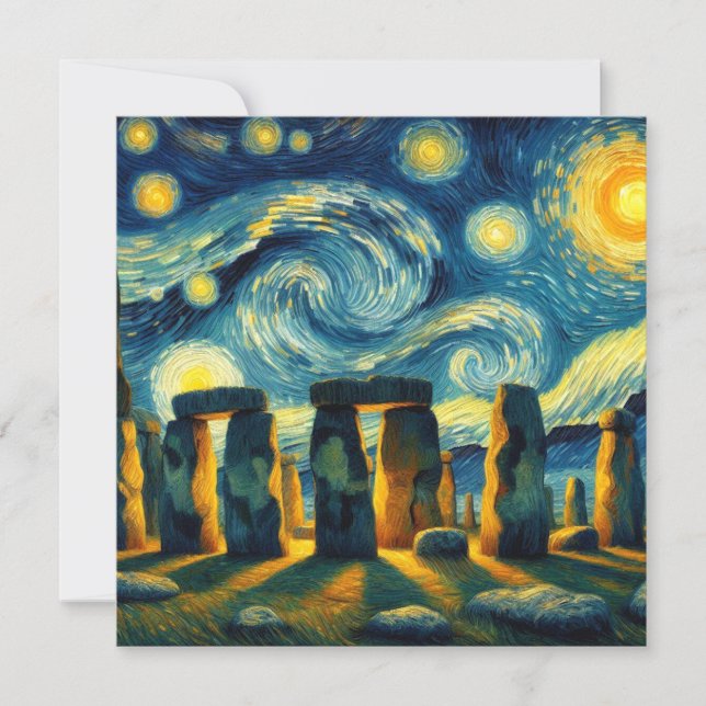 Starry Night Stonehenge (Framsida)