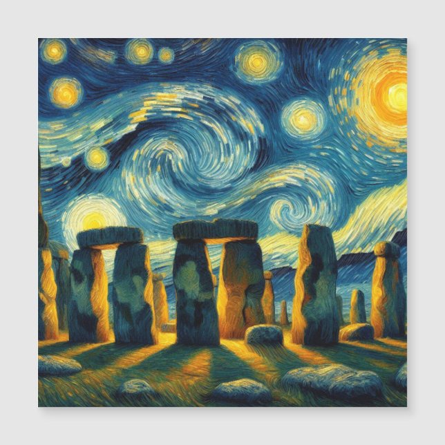 Starry Night Stonehenge (Framsida)