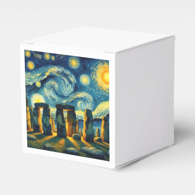 Starry Night Stonehenge Presentaskar (Framsidan Sidan)