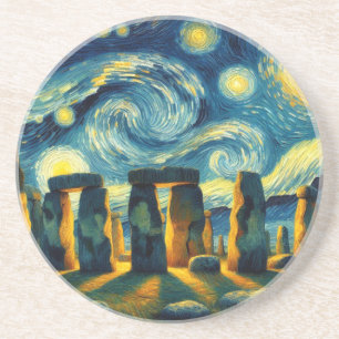 Starry Night Stonehenge Underlägg