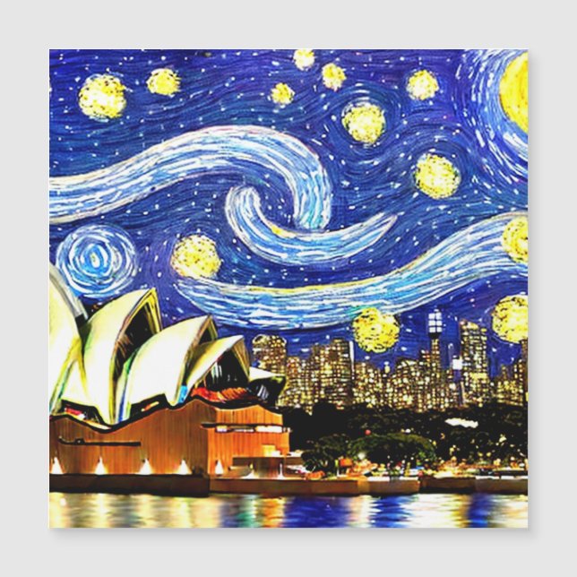 Starry Night Sydney Australia Opera House (Framsida)