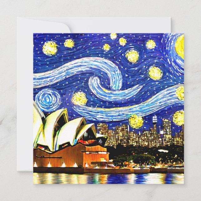 Starry Night Sydney Australia Opera House (Framsida)