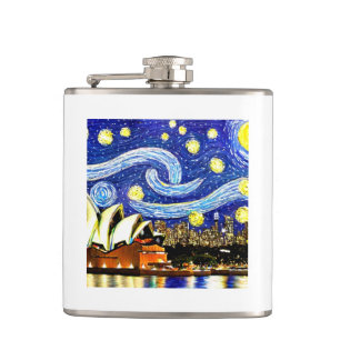 Starry Night Sydney Australia Opera House Fickplunta