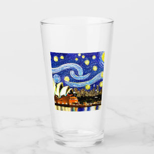 Starry Night Sydney Australia Opera House Glaskopp