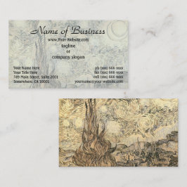 Starry Night Teckning av Vincent van Gogh Visitkort