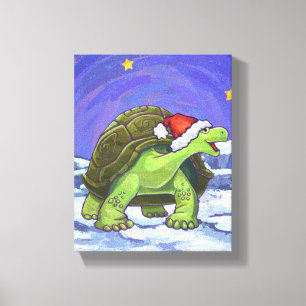 Starry Night Tortoise jul Canvastryck