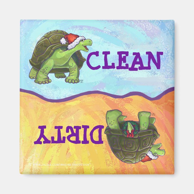 Starry Night Tortoise jul Magnet (Framsidan)