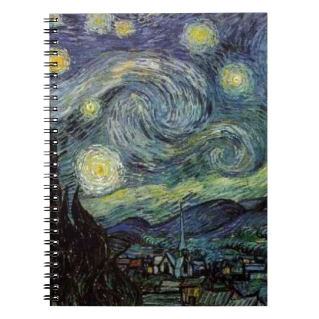 Starry Night - van Gogh Anteckningsbok (Framsidan)