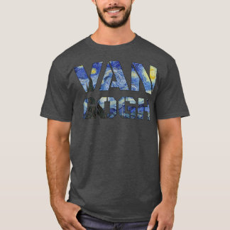 Starry Night Van Gogh Art Painting Vincent Van Gog T Shirt