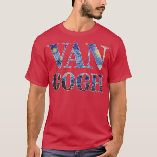 Starry Night Van Gogh Art Painting Vincent Van Gog T Shirt