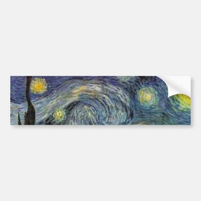 Starry Night - van Gogh Bildekal (Framsidan)