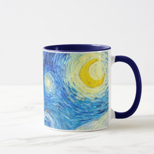 Starry Night Van Gogh dricker Mugg (Höger)