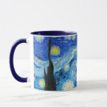 Starry Night Van Gogh dricker Mugg<br><div class="desc">Lägg dig ner med Vincent van Goghs "Starry Natt", när du har ditt kopp på morgonkaffe, ditt eftermiddagste eller din hett choklad nattetid i Starry Natt kopp. Den här eleganten intetsägare som dricker mugg gnistar med klass och skön skönhet. Den välkände nederländske intsionisten Vincent Van Gogh målade "Stjärnnatten" medan han...</div>