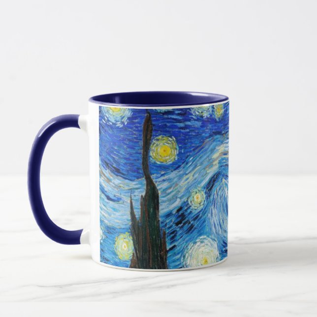 Starry Night Van Gogh dricker Mugg (Vänster)