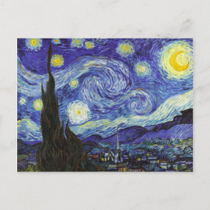 Starry Night Van Gogh Fine Art Vykort