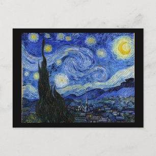 Starry Night Van Gogh Fine Art Vykort