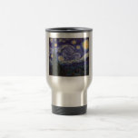 Starry Night, Van Gogh Fransk Town Saint Remy Resemugg<br><div class="desc">En stad i Fransken "Saint Remy" är en stad med stjärnans ljusstyrka på en blå stjärnbergart. Starlight över stan med moln,  stjärnor och ljusa gulter i måne vid midnatt. Vintage post impressionist målning av Fransk målare Vincent Van Gogh.</div>