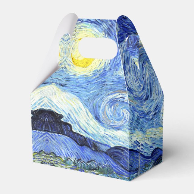 Starry Night Van Gogh Impressionism Favbox Presentaskar (Framsidan Sidan)