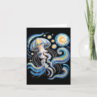 Starry night van gogh jellyfish scuba diving surf kort