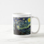Starry Night - van Gogh Kaffemugg<br><div class="desc">Från gruvarbetarlampan Nuenen till den som han placerade på sin fönstersida efter scenen med Gauguin; från kvällsstjärnan noterade han 1875 i Corot Olive Orchard till brev i augusti 1888 till sin bror, där han sade: "En dag eller annan kommer du att se en bild av själva huset badas i solljus,...</div>