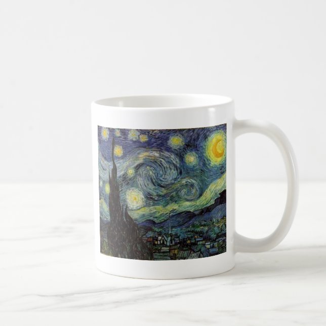 Starry Night - van Gogh Kaffemugg (Höger)