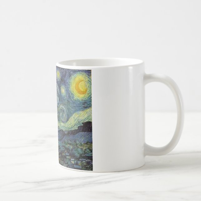 Starry Night - van Gogh Kaffemugg (Höger)