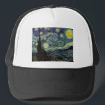 Starry Night - van Gogh Keps<br><div class="desc">Från gruvarbetarlampan Nuenen till den som han placerade på sin fönstersida efter scenen med Gauguin; från kvällsstjärnan noterade han 1875 i Corot Olive Orchard till brev i augusti 1888 till sin bror, där han sade: "En dag eller annan kommer du att se en bild av själva huset badas i solljus,...</div>