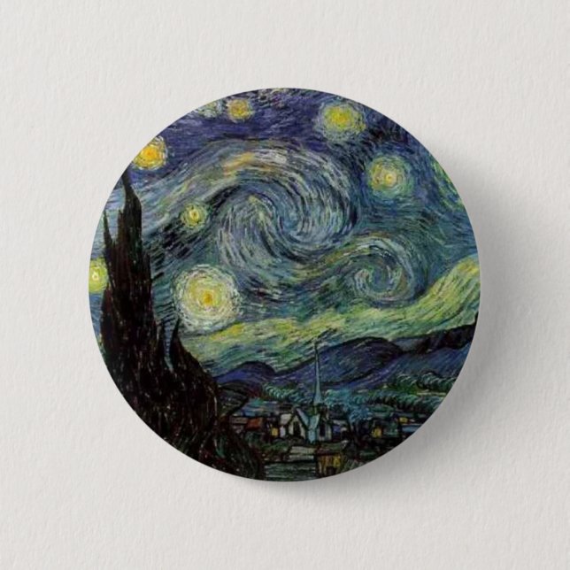 Starry Night - van Gogh Knapp (Framsida)
