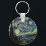 Starry Night - van Gogh Nyckelring<br><div class="desc">Från gruvarbetarlampan Nuenen till den som han placerade på sin fönstersida efter scenen med Gauguin; från kvällsstjärnan noterade han 1875 i Corot Olive Orchard till brev i augusti 1888 till sin bror, där han sade: "En dag eller annan kommer du att se en bild av själva huset badas i solljus,...</div>