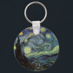Starry Night - van Gogh Nyckelring<br><div class="desc">Från gruvarbetarlampan Nuenen till den som han placerade på sin fönstersida efter scenen med Gauguin; från kvällsstjärnan noterade han 1875 i Corot Olive Orchard till brev i augusti 1888 till sin bror, där han sade: "En dag eller annan kommer du att se en bild av själva huset badas i solljus,...</div>